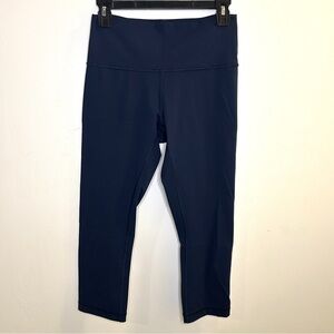 Lulu Lemon Navy Blue Cropped Leggings